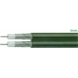 Quality RG6 dual core 75 Ohms Coaxial Cable for sale