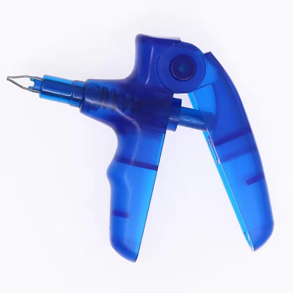 Orthodontic Ligature Gun (Gray & Blue) - Durable and Easy-to-Use Instrument for Efficient Ligature Placement | Good Ortho Supplies