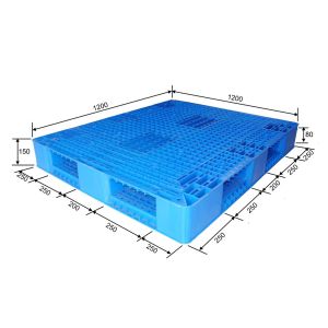 1200 x 1200 mm HDPE Plastic Pallets Euro Standard Size Heavy Duty in china