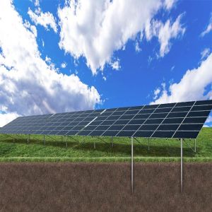 130mph Framed/Frameless Flexible Anodized Solar Panel Ground Mounting Systems