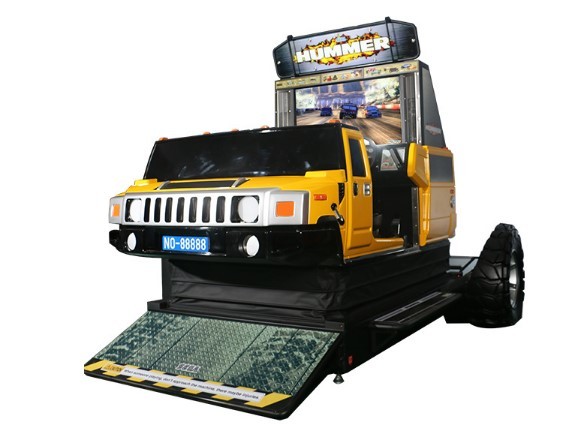 Buy Hummer Car Racing Arcade Game Machines , Metal Commercial Gaming Machines at wholesale prices
