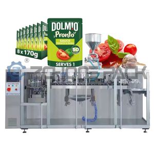 Horizontal Packaging Machine Shaped Bag Sachet Liquid Multi-station Packaging