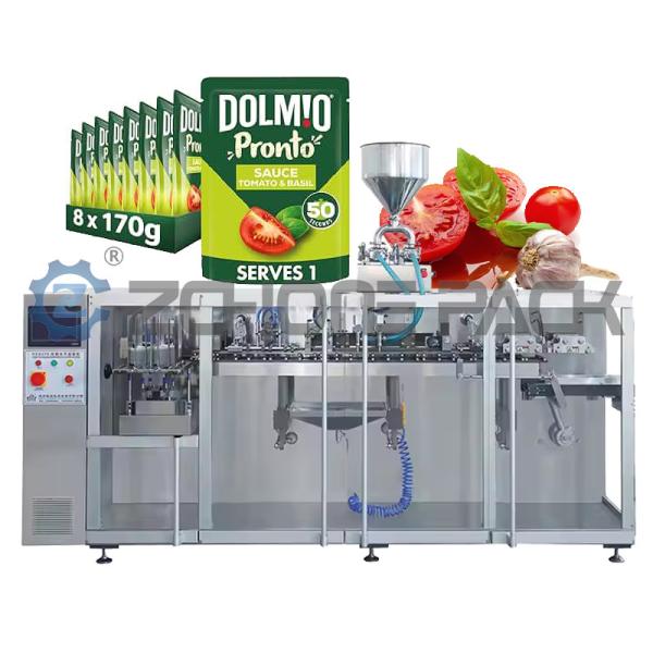 Horizontal Packaging Machine Shaped Bag Sachet Liquid Multi-station Packaging