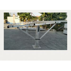Single Pole Structure AL 6005 Solar Ground Mount System