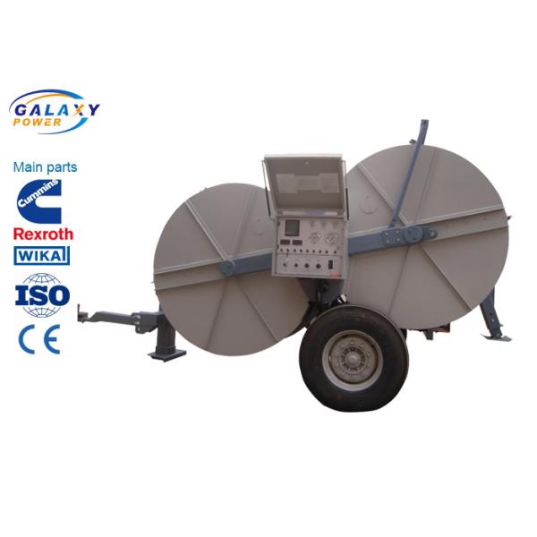 Buy 173hp Transmission Line Stringing Tools , Manual Brake Hydraulic Cable Puller at wholesale prices
