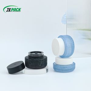 Customizable Frosted Glass Cosmetic Bottle - Leak-Proof & Durable