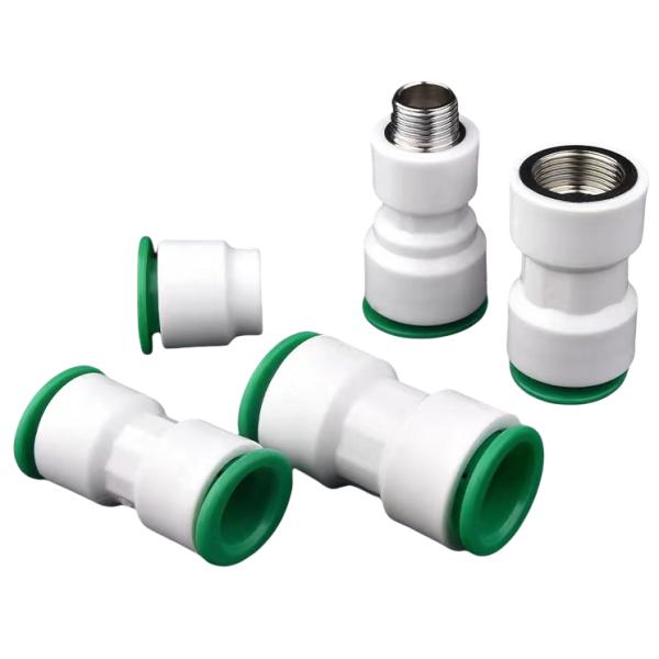 Excellent Performance Round Head PPR Quick Pipe Fitting Water Union Plastic Reducing Adapter for ODM Customized Support