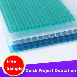 Polycarbon Polycarbonate Production Line House Twin Wall Sheet for Green CN;JIA