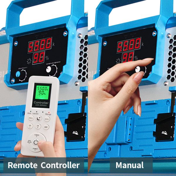 AI-powered large fill light 200W DMX controlled color temperature 3200k-5500k LED photography fill light