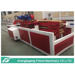 Powder Material Wood Plastic Composite Extrusion Machine Conical Twin Screw