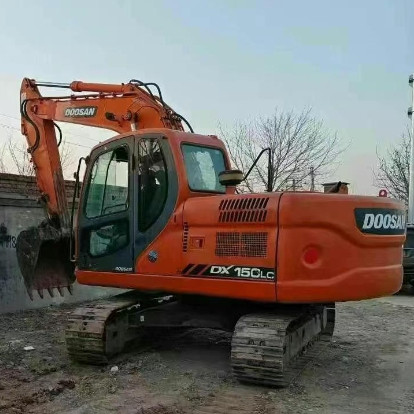 Buy Used Doosan DX150LC Excavator Available 0.58m³ Bucket Capacity Reliable Performance at wholesale prices