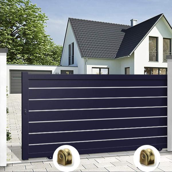 43mm 58mm 60mm Sliding Gate Wheel Heavy Duty Double Bearings Y Groove External