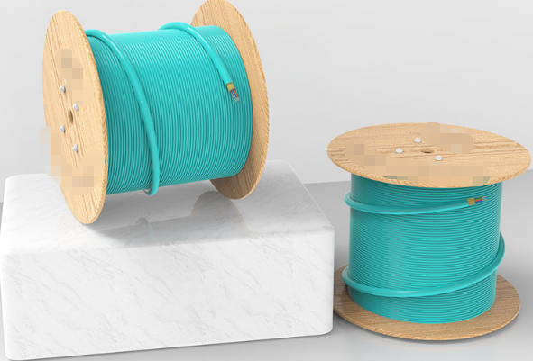 YTTX OM3 Multimode Plenum Rated Distribution Fiber Optic Cable 10 Gbe 4 8 12 24cores