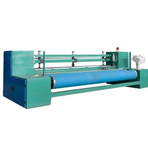 Changshu wool fabric roll cutting machine wool fabric rolling slitting machine