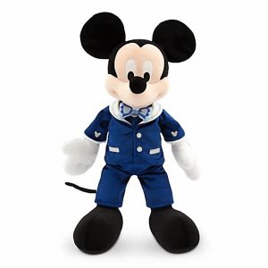 Disneyland Diamond Celebration Plush Mickey Mouse and Minnie Mouse