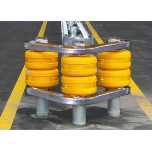 Flame Retardant Material Highway Roller Barrier To Reduce Traffic Accidents