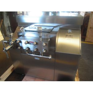 Pneumatic Beverage Milk Homogenizer Machine With 3 Piston