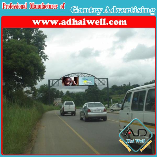 Buy Gantry Billboard Advertising Display Structure (W18 x H4) at wholesale prices