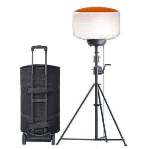 800W Portable LED Balloon Light Tower 128000lm IP65 360° Illumination
