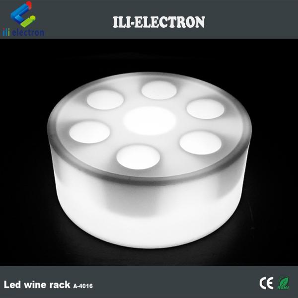 Rechargeable remote control unique led plastic barware