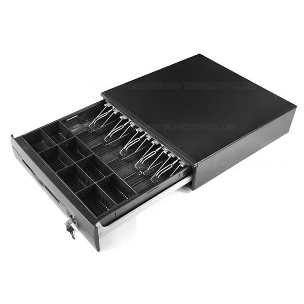 Buy 16 Inch Electronic Cash Drawer Metal Epos Cash Drawer Steel Construction 410G at wholesale prices