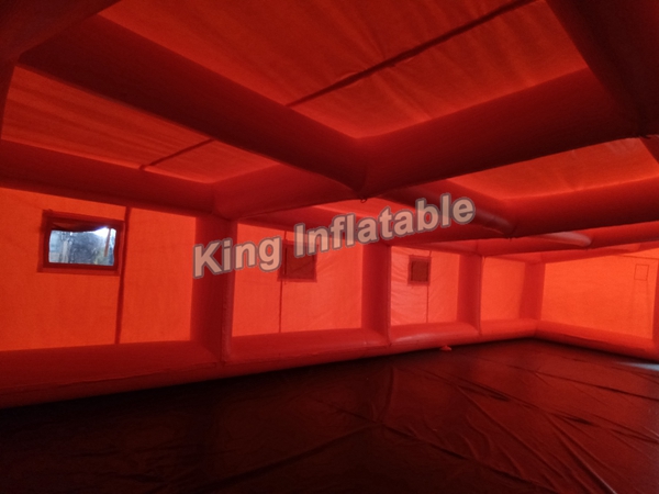 Orange Custom PVC 8*6 M Giant Inflatable Tents For Event Or Warehouse