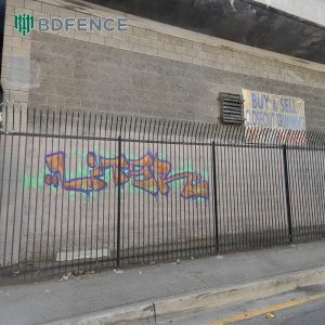 Theft-Deterrent Tubular Steel Fence For Enhanced Safety