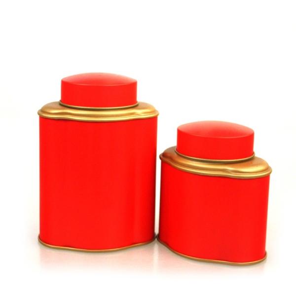 Buy Antique Tea Metal Tins with Double Lids at wholesale prices