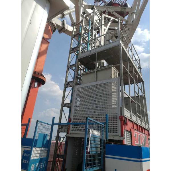 SC200/200G shaft lift building hoist with hot galvanized Material Building Construction Lift Assembled Inside