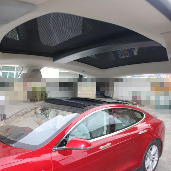 Topfit Sunroof Sunshade for Tesla Model S, 2012-2017, Includes 2 Pieces