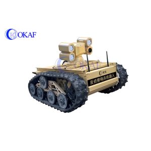 Tracked Chassis Robot Intelligent AI PTZ camera Security Robot patrol