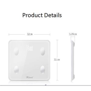 Mobile App Android 4.0 Bluetooth Weighing Scale 180kg Rate Load