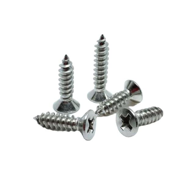 Buy Recessed Metal Screw Fasteners Countersunk Head Powder Coating ODM at wholesale prices
