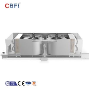 Frozen IQF Spiral Freezer Customized Steel Belt Stainless Power Freezer