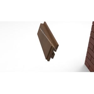 Terracotta Brick Wall Support Systems Customized Aluminium Extrusion Brackets