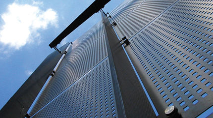 3-30mm Square Hole Perforated Metal, 90° Straight Pattern, 5-70mm Pitch