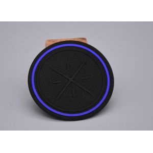 2D Raised Silicone Logo Heat Transfer Clothing Labels Woven Fabric