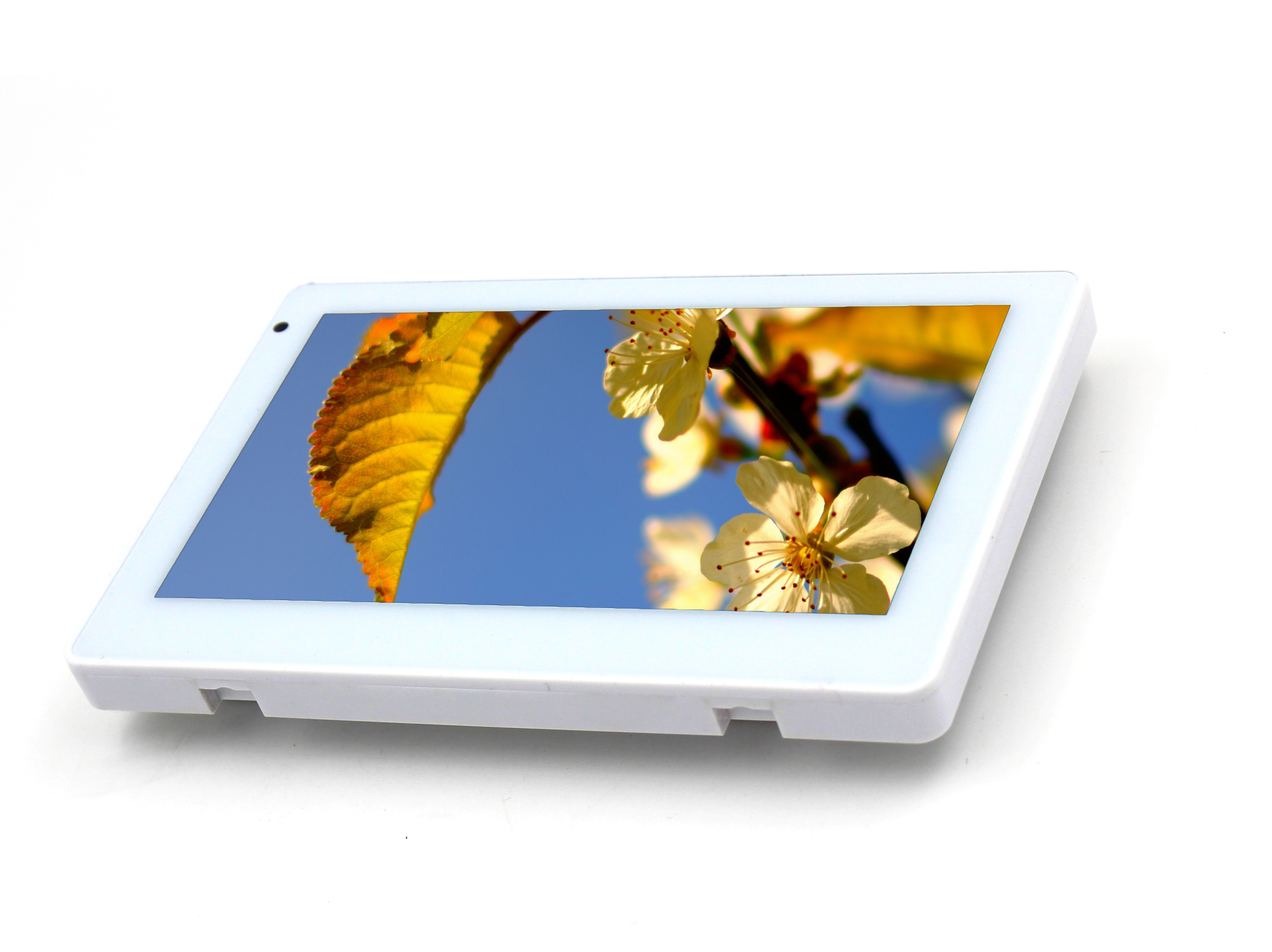 Glass Wall Mount Octa Core NFC Reader 7'' Tablet With Ethernet RJ45 For Time