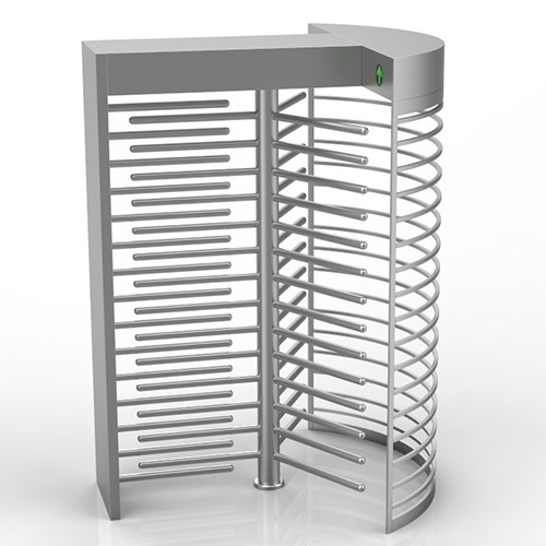 Buy Pedestrian Full Height Double Turnstile Door Gate 500mm Length Stainless Steel at wholesale prices