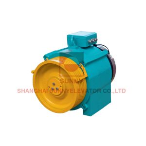 16 Pole Integrated IP33 Gearless Traction Machine For Passenger Lift