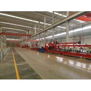 60mm Punching Diameter CNC Light Truck Flat Plate Beam Punch Machine Line 50m