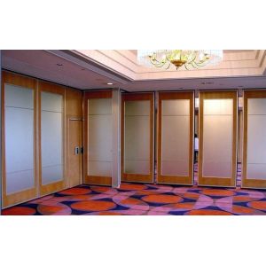 Malaysia Acoustic Folding Wooden Room Divider Sliding Movable Operable