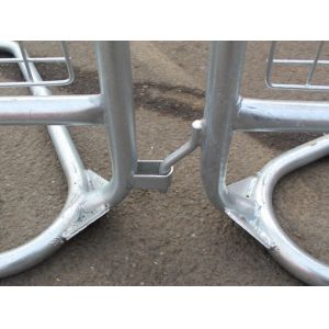 50 x Police Crowd Barrier / Met Barrier Metal Barrier