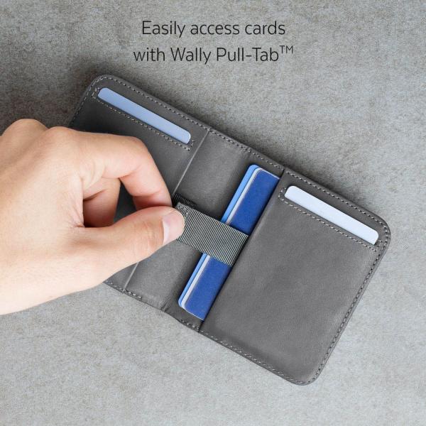 Daily Used Men's Real Leather Bifold Wallet with RFID Protection and Minimalist Design