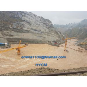 8000kg Max Capacity TC6513 Topkit Tower Crane Hosting with Inverter Control