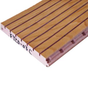 Sound Proofing Wood Laminated Board Decorative Interior Wall Panels