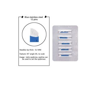 Stainless Steel Microblading Blads 316 Tattoo Permanent Makeup Needles