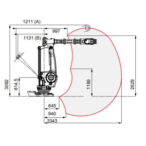 IRB 6660-100/3.3 Abb Robot Arm 100kg OEM Programmable Robotic Arm For Milling