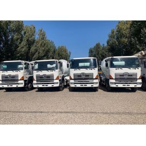 Remanufactured 10CBM Concrete Mixer Lorry , Truck Mixer Agitator High Reliabilit