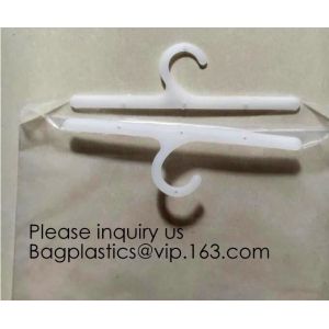PVC/EVA Plastic Cloth Underwear Hanger Packaging Bag With Snap Button,Eco